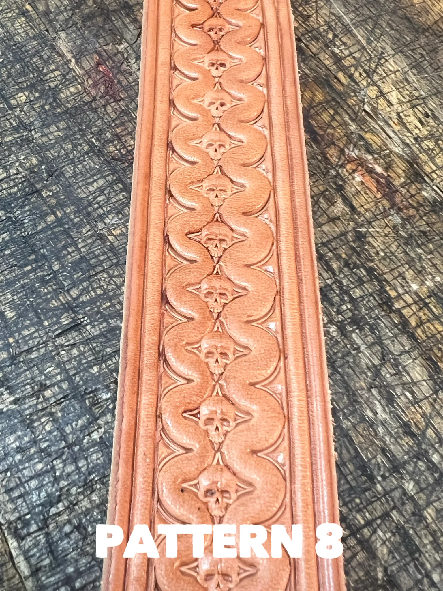 Custom Tooled Premium Radio Strap Set