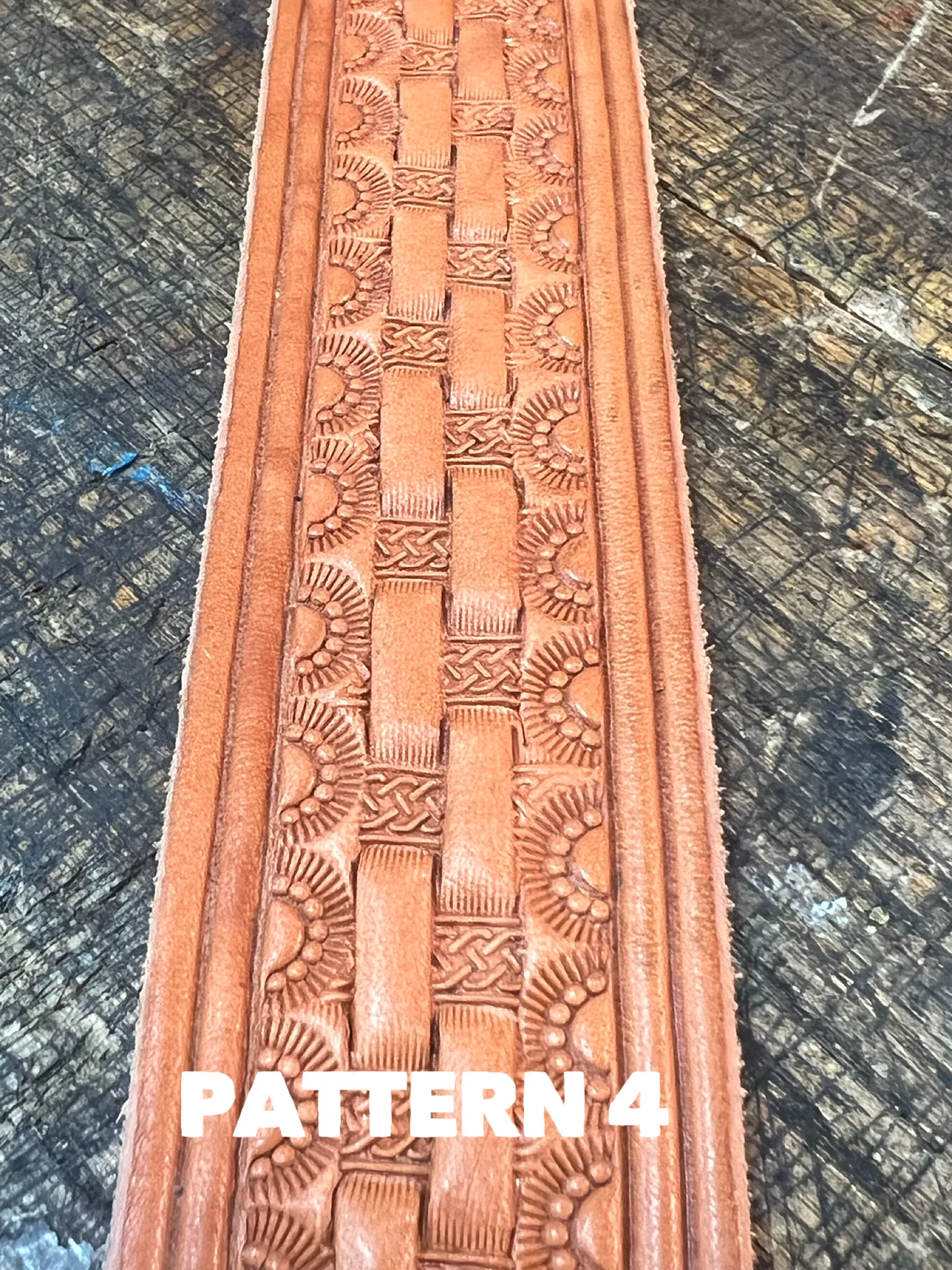 Custom Tooled Premium Radio Strap Set