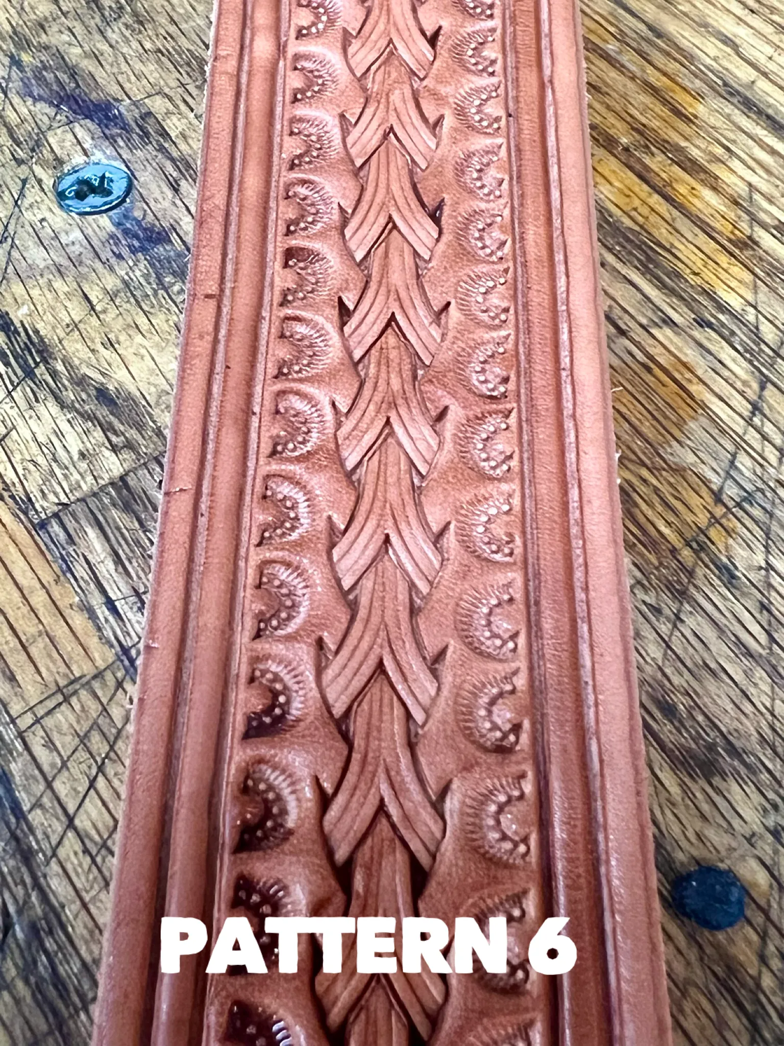 Custom Tooled Premium Radio Strap Set