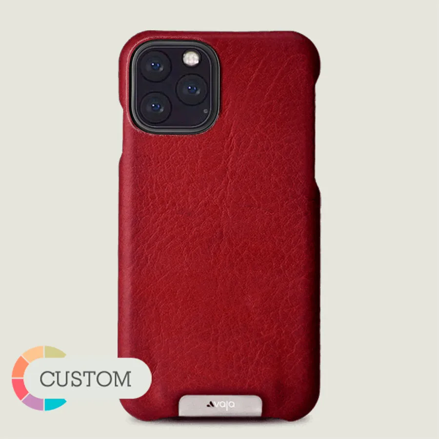 Customizable Grip iPhone 11 Pro Leather Case