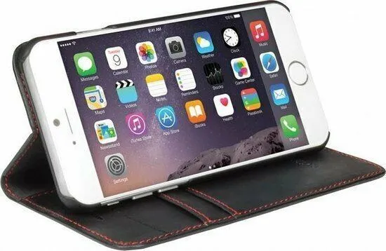 Cygnett Urban Wallet Hard Case for iPhone 6/6S Plus 5.5 Black Red CY1681URBWT