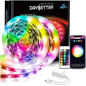 Daybetter Wi-Fi LED Strip Lights 65.6ft (2*32.8ft)