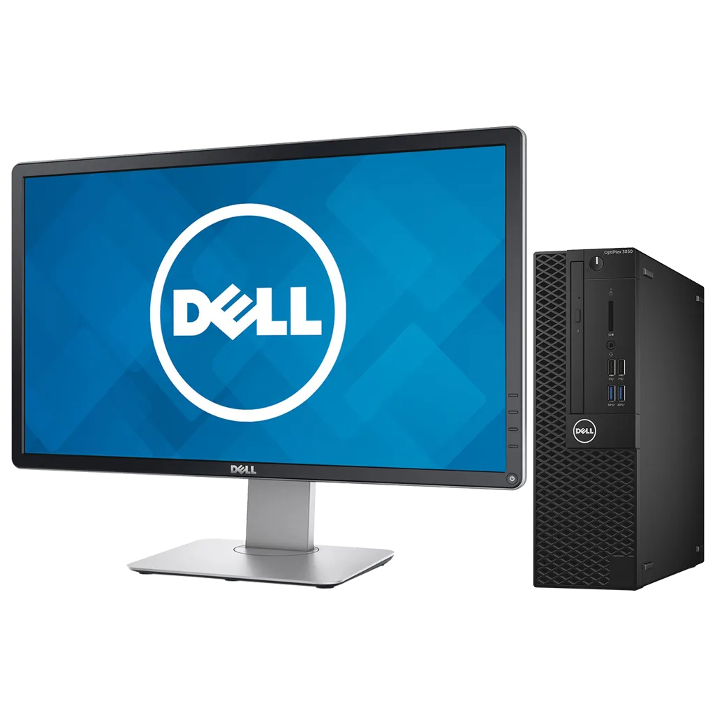 Dell OptiPlex 3050 Intel i5, 7th Gen SFF Desktop with 20" Monitor