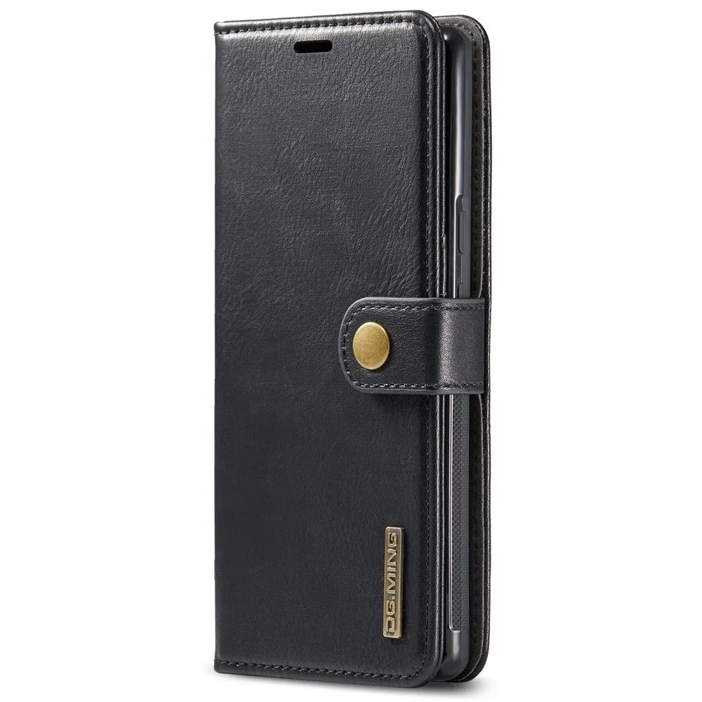 DG.MING Google Pixel 6 Pro 2-in-1 Wallet Case - Black