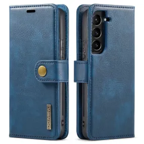 DG.MING Samsung Galaxy S22 2-in-1 Wallet Case - Blue