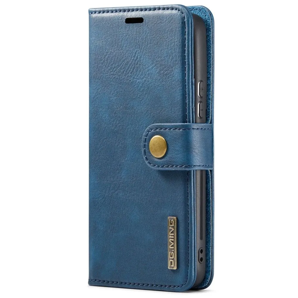 DG.MING Samsung Galaxy S22 2-in-1 Wallet Case - Blue