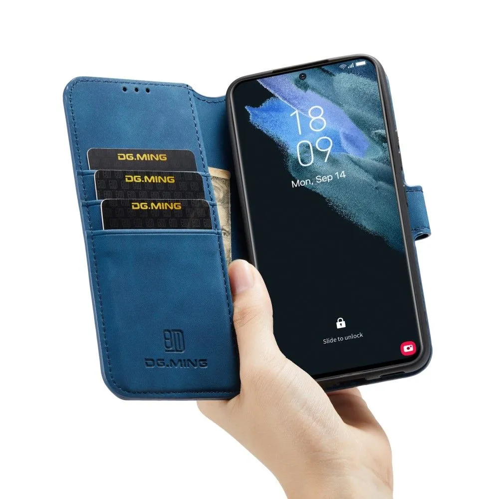 DG.MING Samsung Galaxy S22 Plus Retro Case - Blue