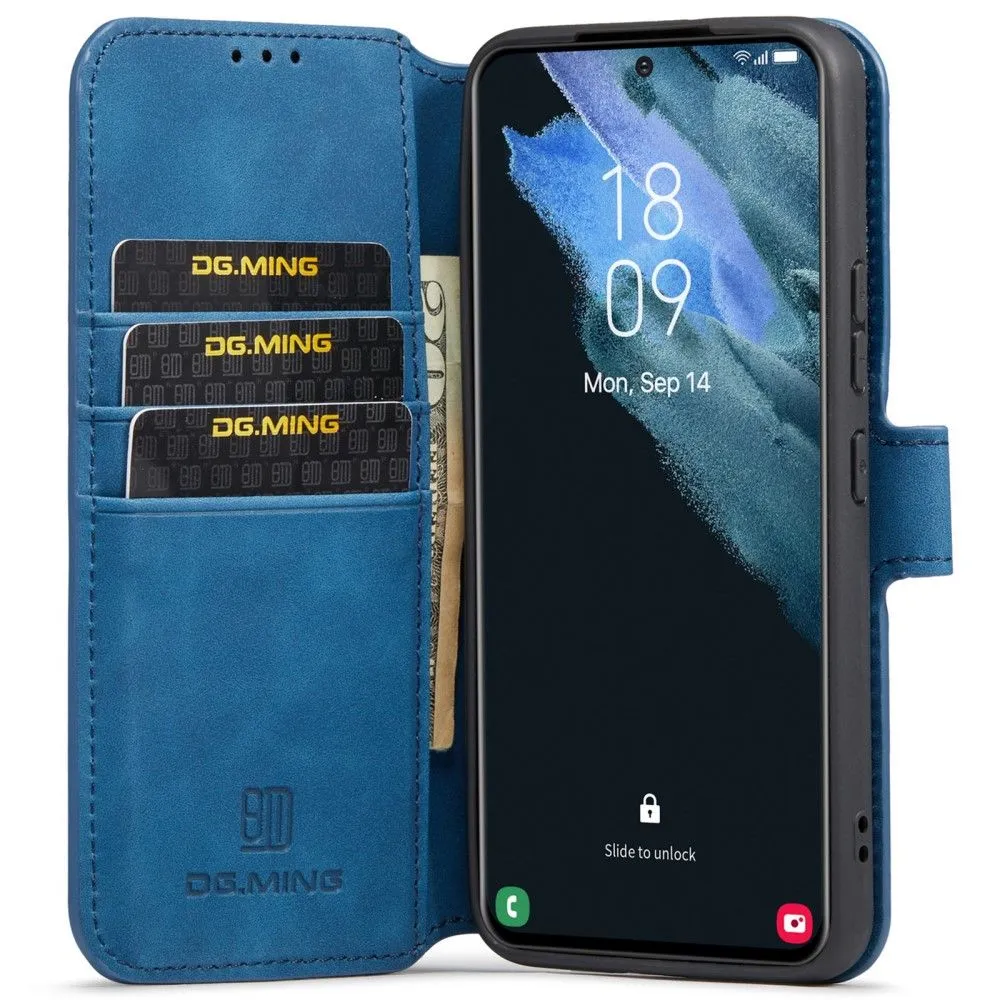 DG.MING Samsung Galaxy S22 Plus Retro Case - Blue