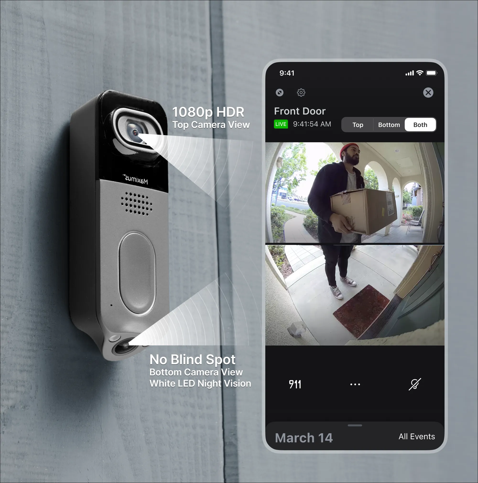 DualCam Video Doorbell