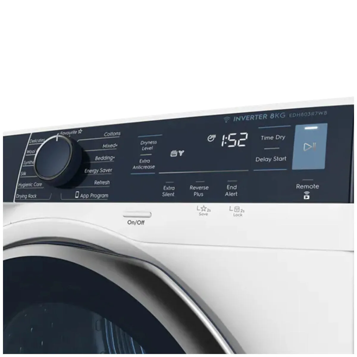 Electrolux EDH803R7WB 8kg UltimateCare 700 Heat Pump Dryer with Wi-Fi – Electrolux Seconds Discount