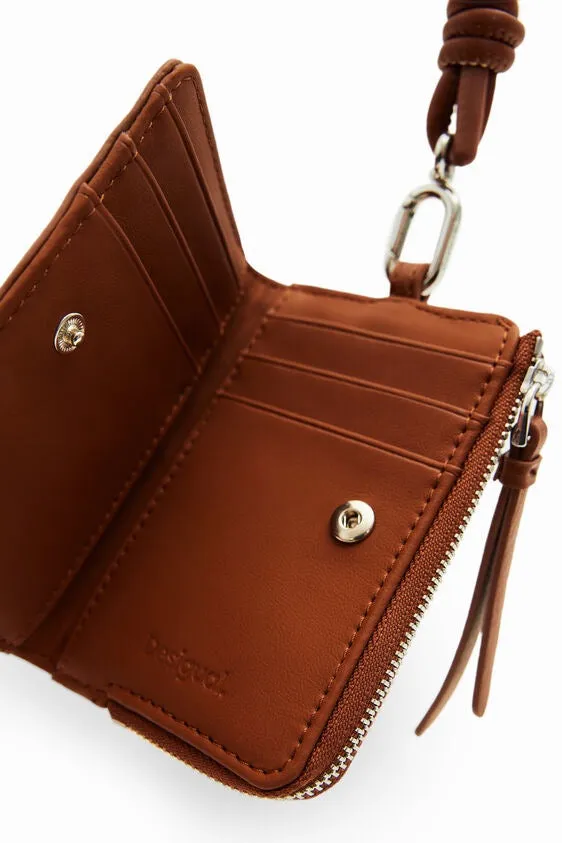 Emma Strap Wallet - cognac