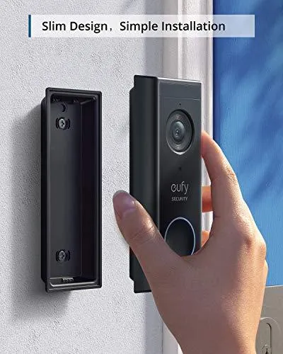 eufy Security, Video Doorbell (Battery-Powered) with Chime, 1080p, 120-Day Battery Life, Easy Installation, Encrypted Local Storage, No Monthly Fees (Requires Micro-SD Card)