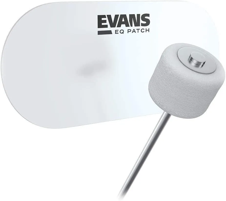 Evans EQ Double Pedal Patch, Clear Plastic EQPC2