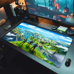 F-Fortnite Desk mat Gaming Mouse Pad Anime Mouse pad Xxl Computer Accessories Desk Mat Mats Gamer Mouse Office Offices Pc Desktop