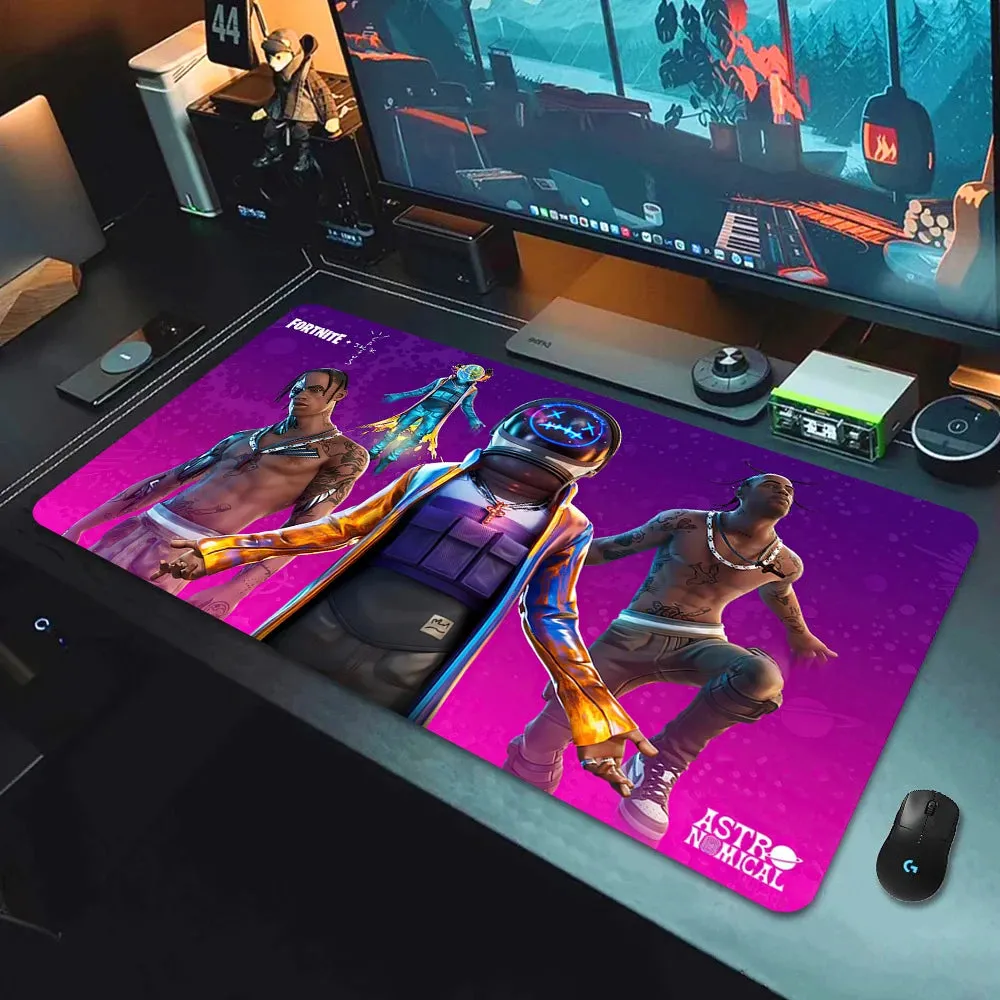 F-Fortnite Desk mat Gaming Mouse Pad Anime Mouse pad Xxl Computer Accessories Desk Mat Mats Gamer Mouse Office Offices Pc Desktop