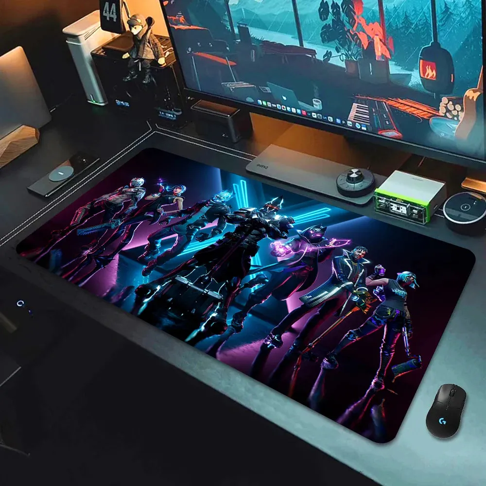 F-Fortnite Desk mat Gaming Mouse Pad Anime Mouse pad Xxl Computer Accessories Desk Mat Mats Gamer Mouse Office Offices Pc Desktop