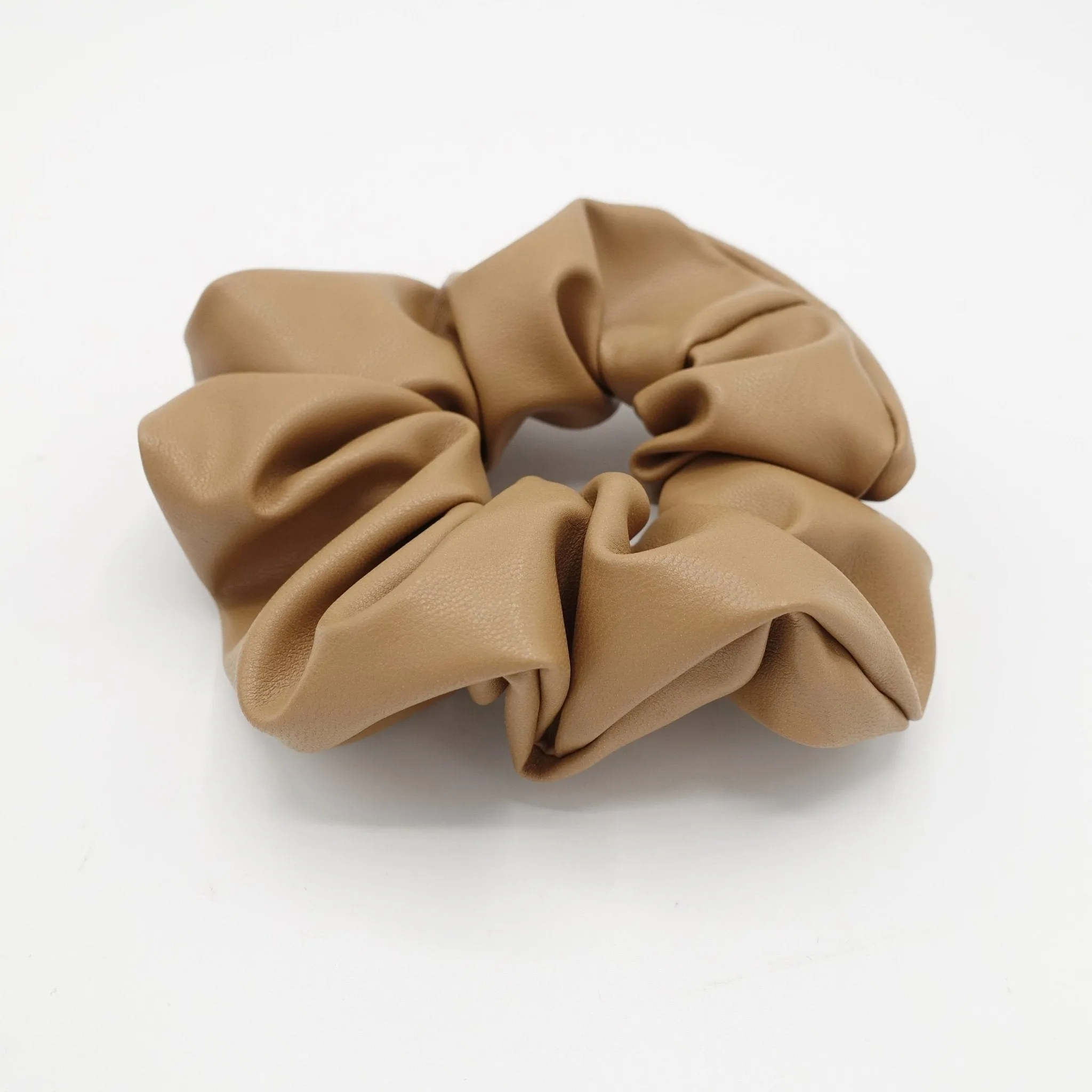 faux leather scrunchies Fall Winter scrunchy women hair accessory