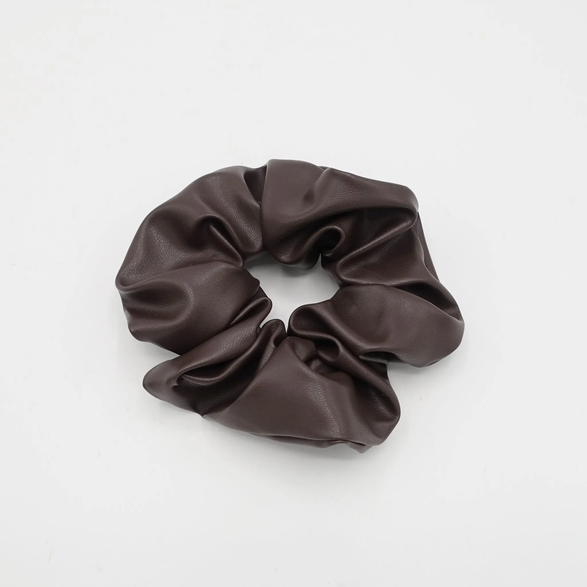 faux leather scrunchies Fall Winter scrunchy women hair accessory