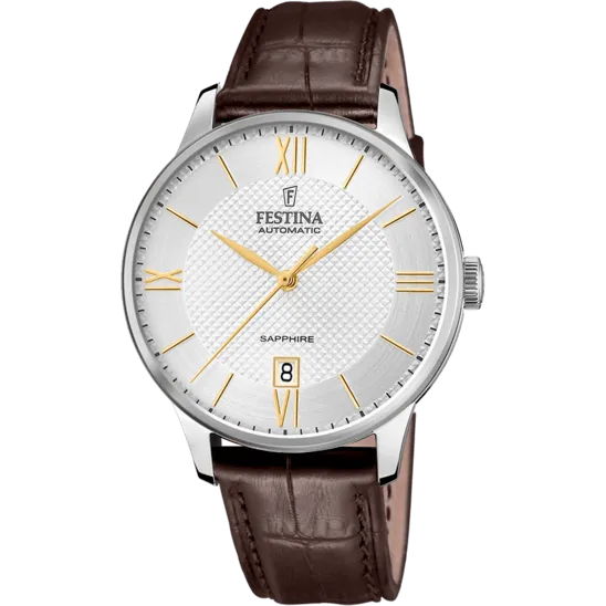 Festina Automatic Leather Analog Mens Watch I Model F20484/2 Automatic Movement