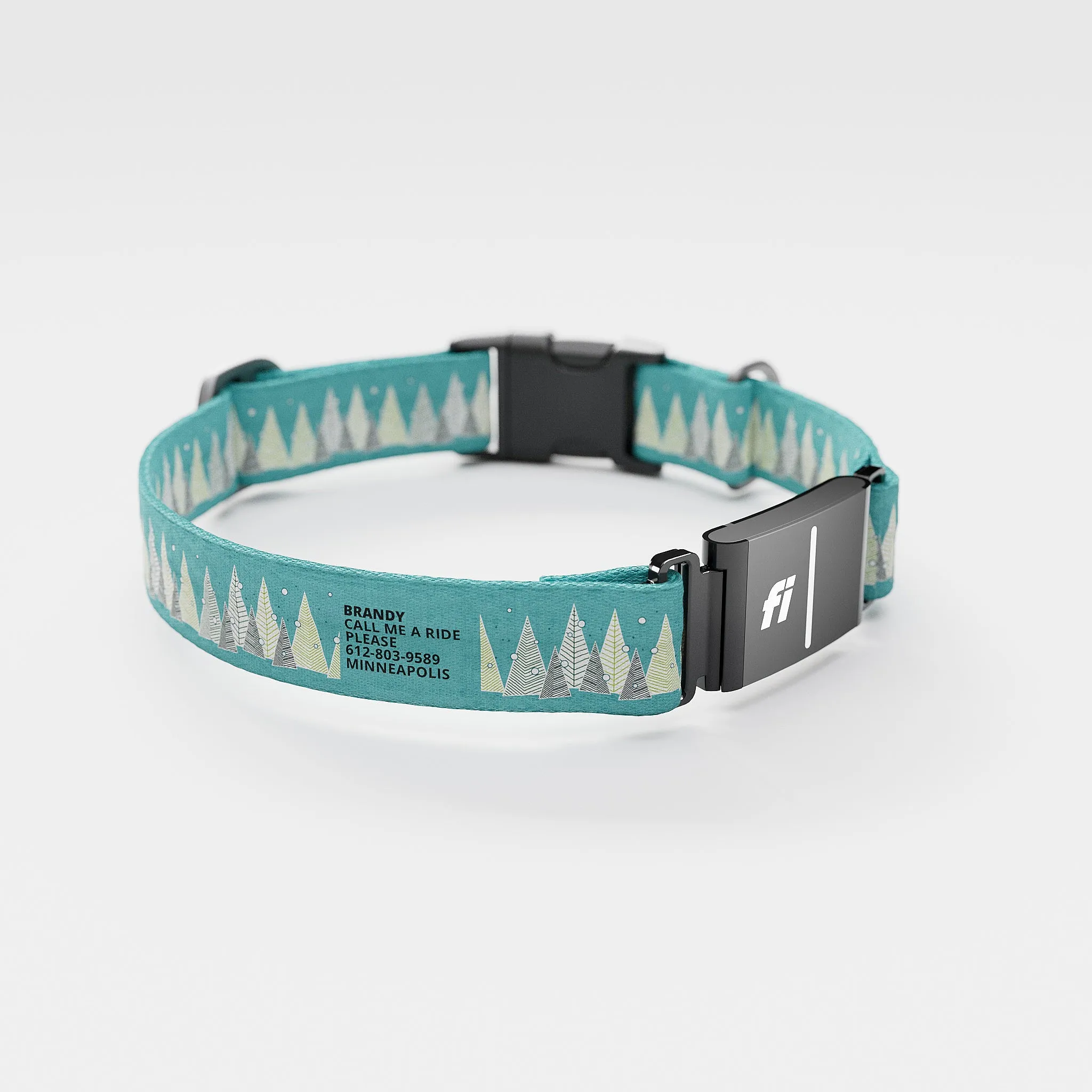 Fi GPS Included Holiday Forest Everyday Collar (6 month subscription)