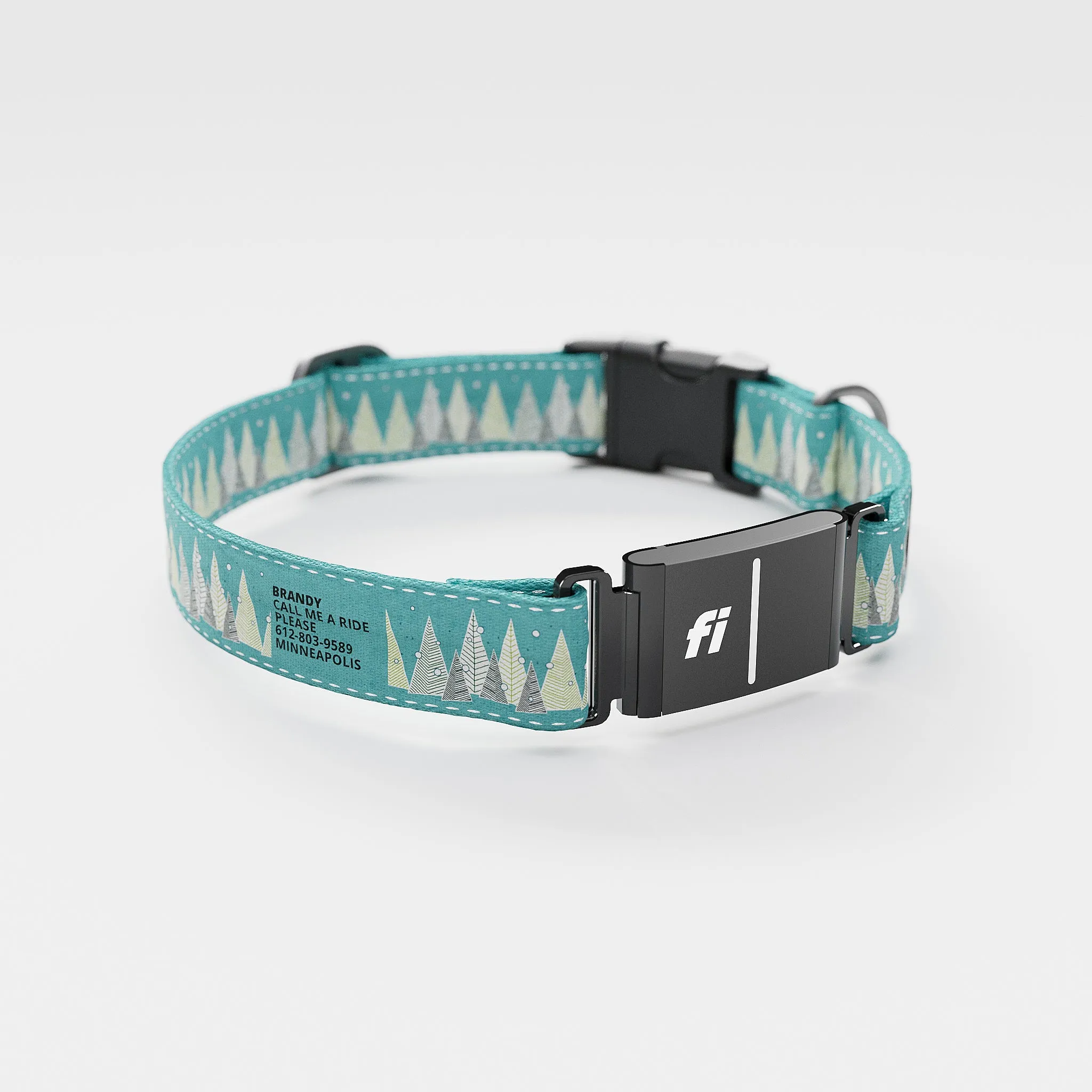 Fi GPS Included Holiday Forest Everyday Collar (6 month subscription)