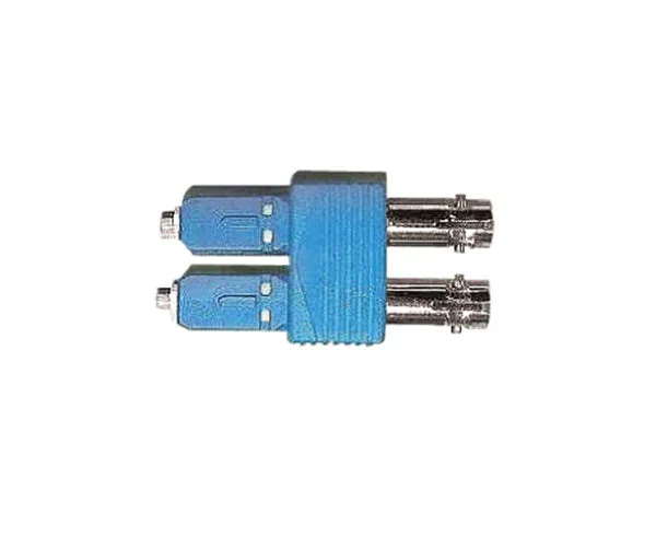 Fiber Tester Adapter, SC Male to ST Female, Duplex, Single Mode 9/125