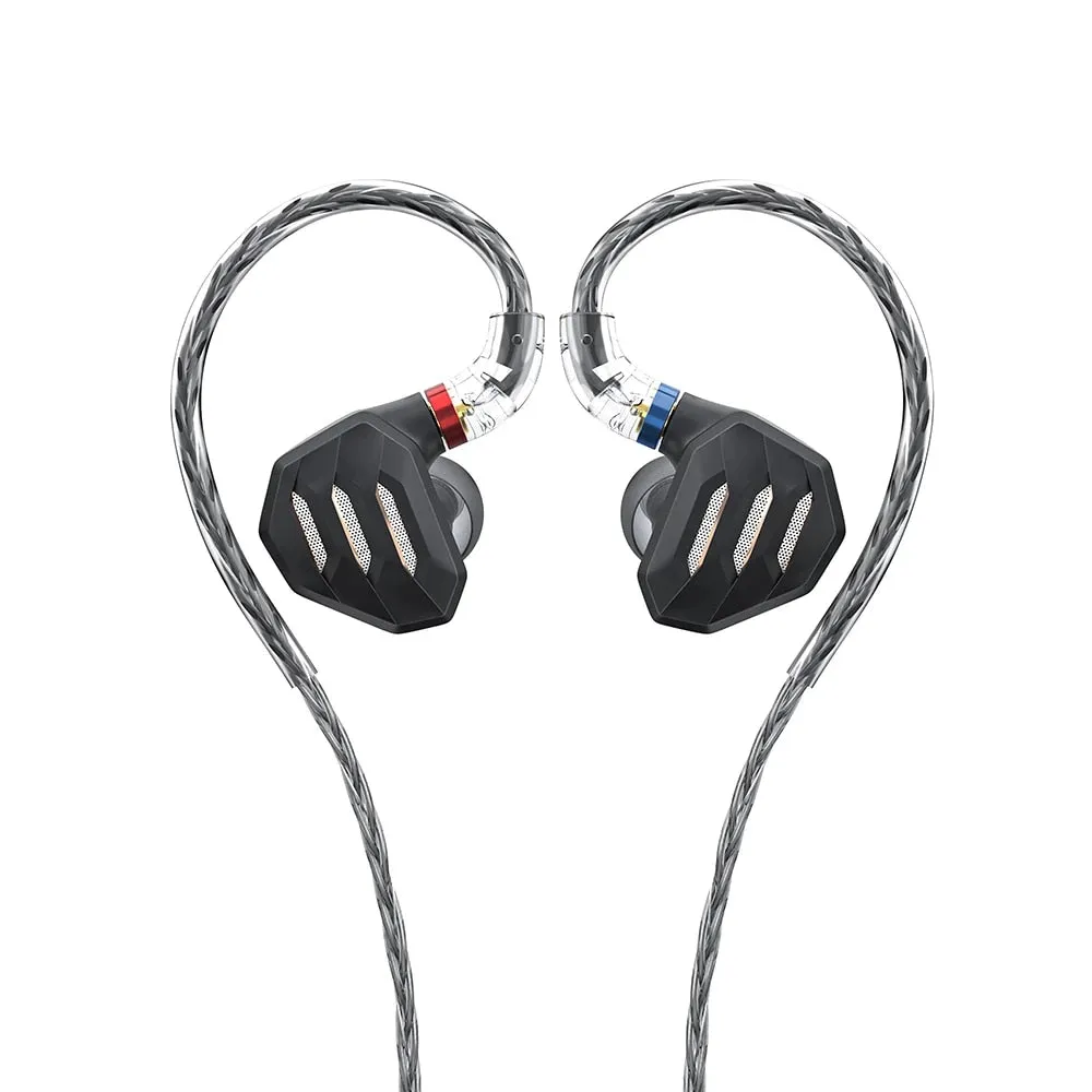 FiiO FH7S 1DD 4BA Hybrid IEMs In-Ear Monitors With 3.5mm & 4.4mm Plugs Expanded MMCX