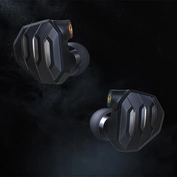 FiiO FH7S 1DD 4BA Hybrid IEMs In-Ear Monitors With 3.5mm & 4.4mm Plugs Expanded MMCX