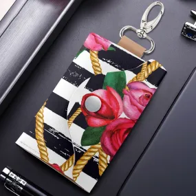 Floral Charm Key Holder Case