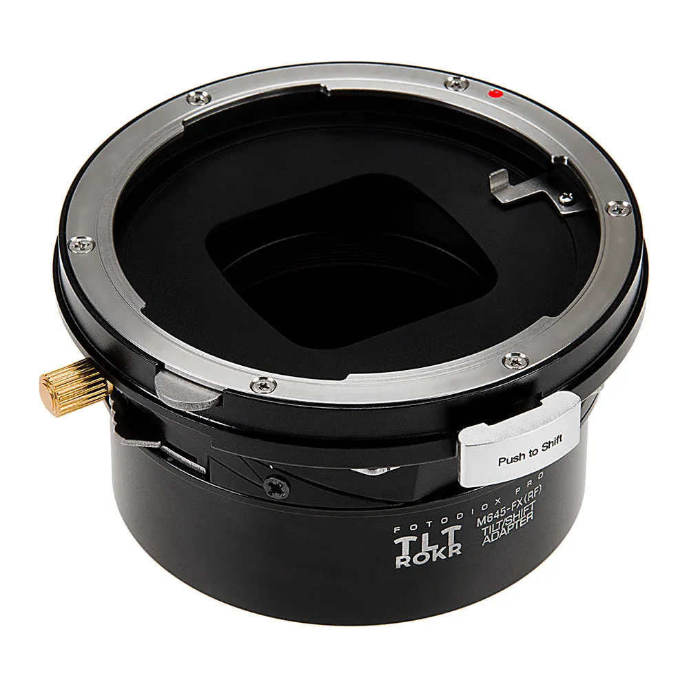 Fotodiox Pro TLT ROKR - Tilt / Shift Lens Mount Adapter for Mamiya 645 (M645) Mount Lenses to Fujifilm Fuji X-Series Mirrorless Camera Body