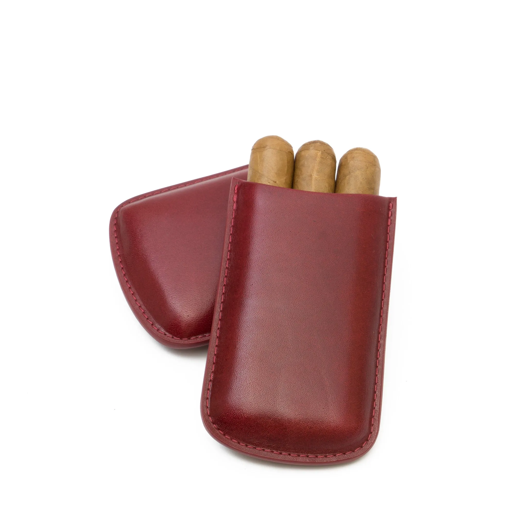 Genuine Leather Robusto Cigar Case | TF300