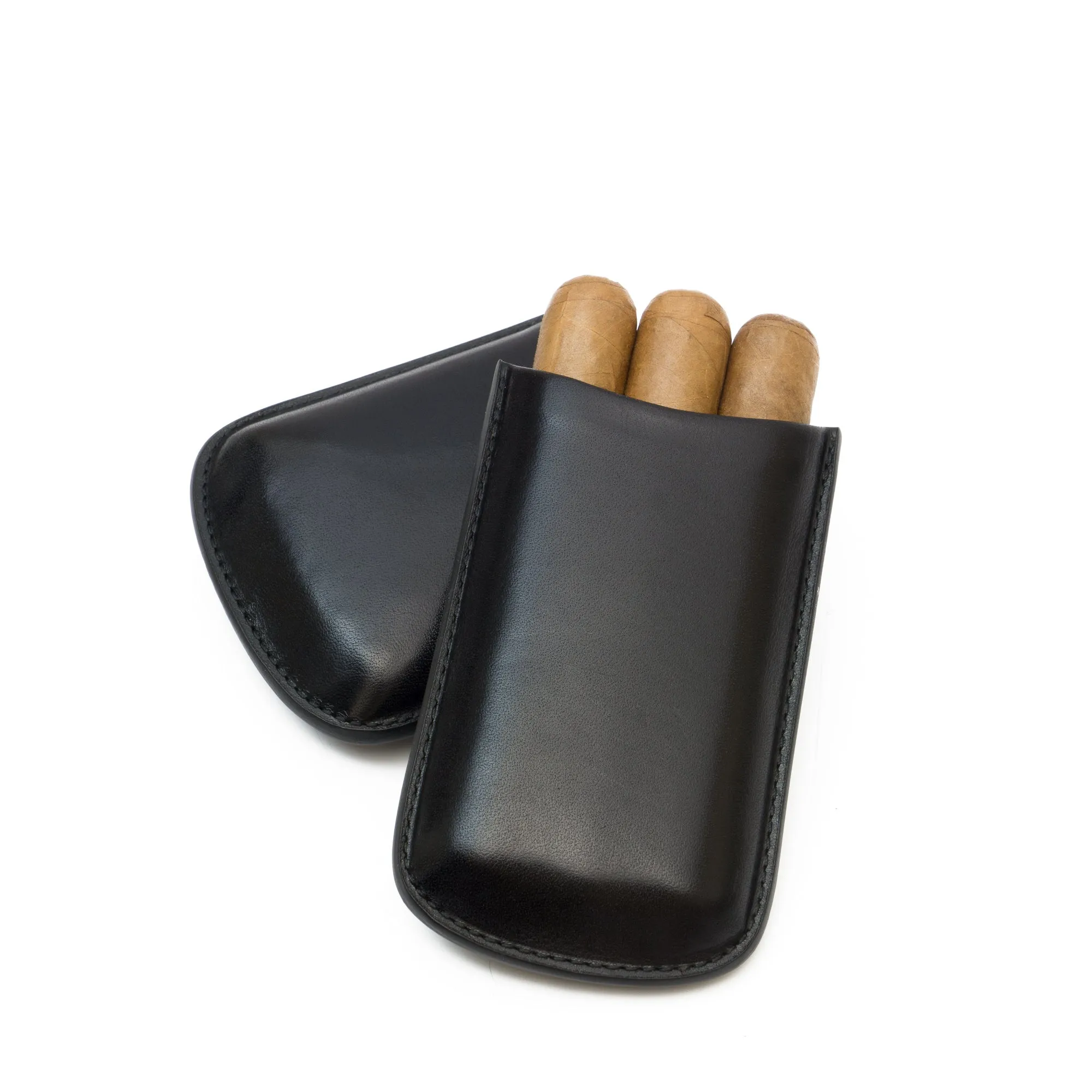 Genuine Leather Robusto Cigar Case | TF300