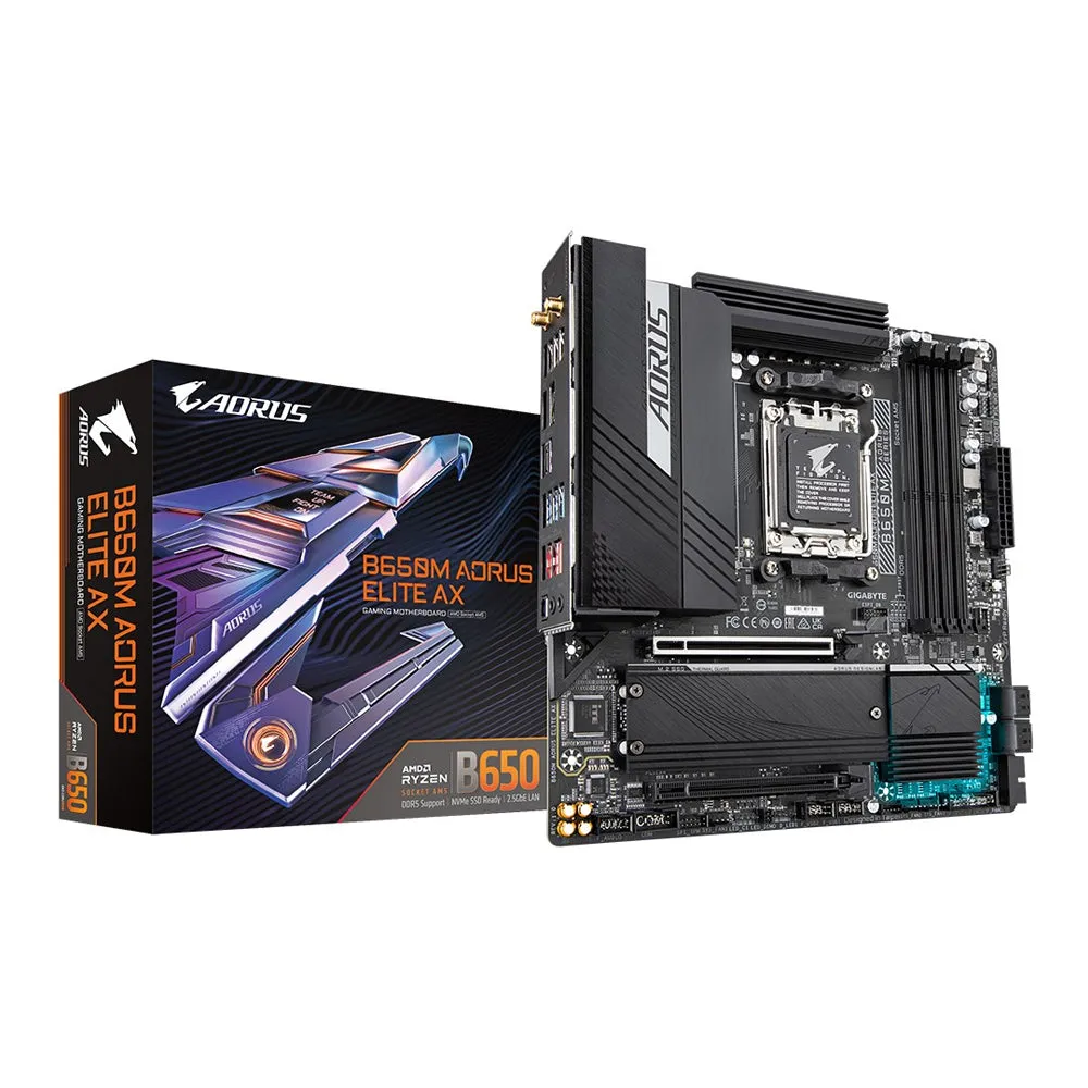 Gigabyte Motherboard B650M AORUS ELITE AX