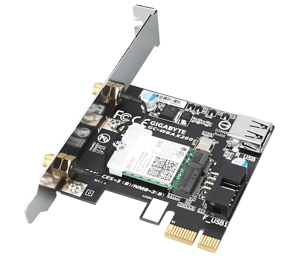 Gigabyte Network Adapter Gc-Wbax200 - Pcie