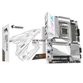 Gigabyte X670e Aorus Pro X Motherboard - Supports Amd Ryzen 7000 Cpus, 16 2 2 Phases Vrm, Up To 8000Mhz Ddr5 (Oc), 4Xpci