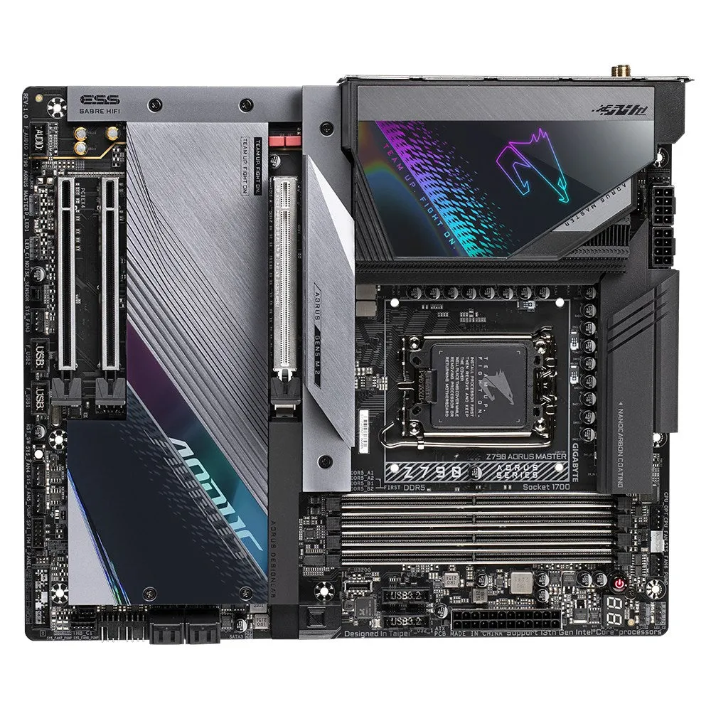 Gigabyte Z790 Aorus Master Motherboard - Supports Intel Core 13Th Cpus, 20 1 2 Phases Digital Vrm, Up To 8000Mhz Ddr4 (O