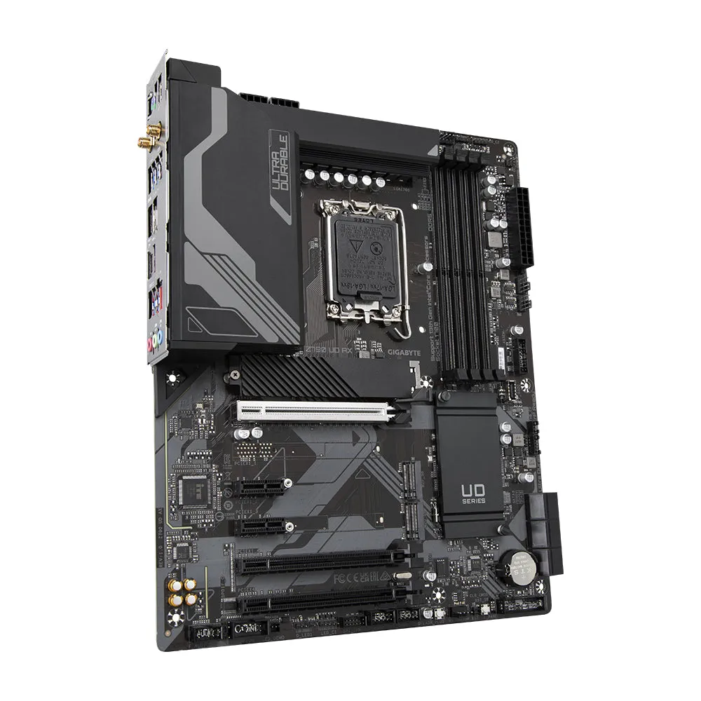 Gigabyte Z790 Ud Ax Motherboard - Supports Intel Core 14Th Cpus, 16* 1 １ Phases Digital Vrm, Up To 7600Mhz Ddr5 (Oc), 3X