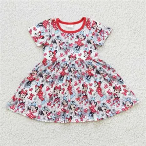 girls cartoon dress GSD0181