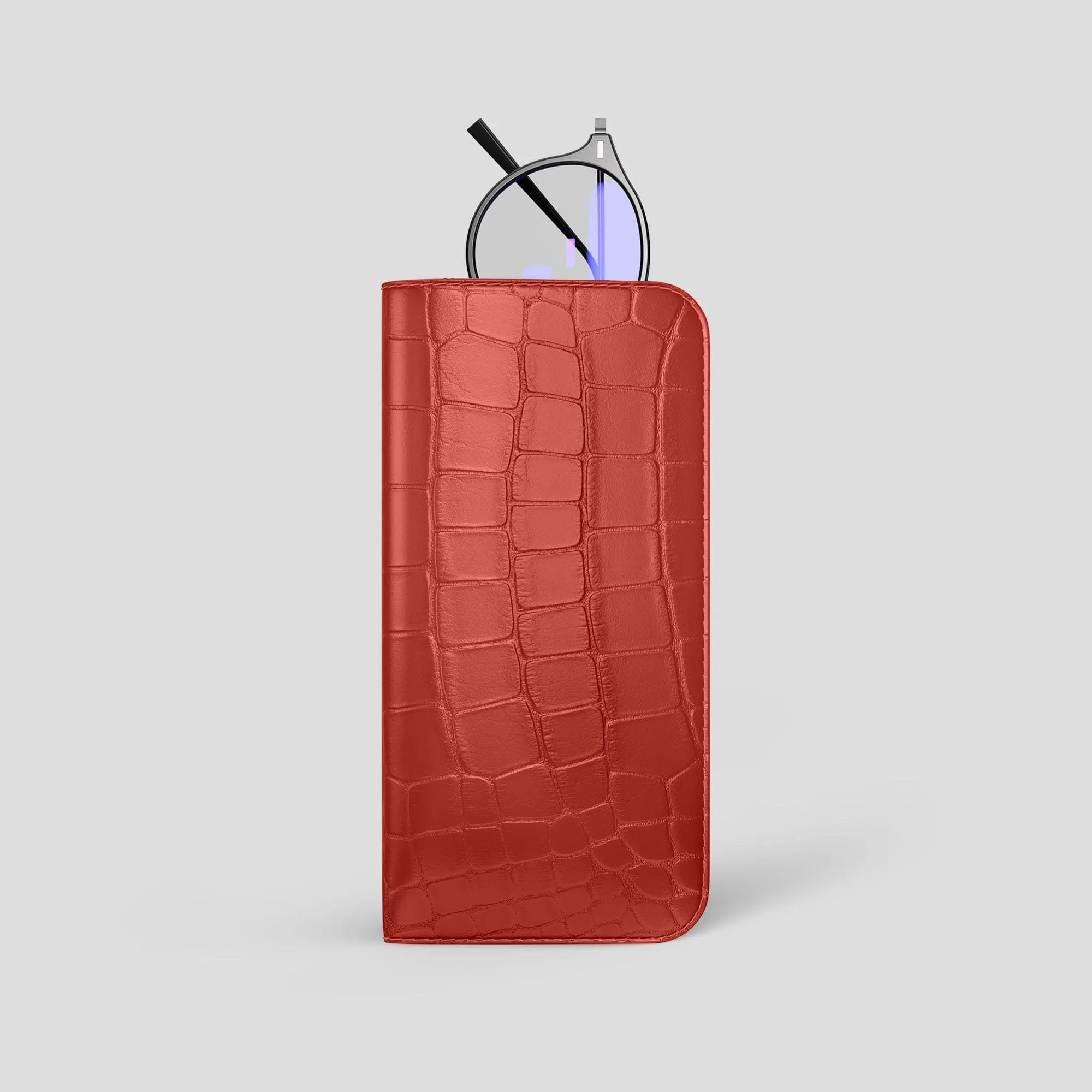 Glasses Case In Alligator