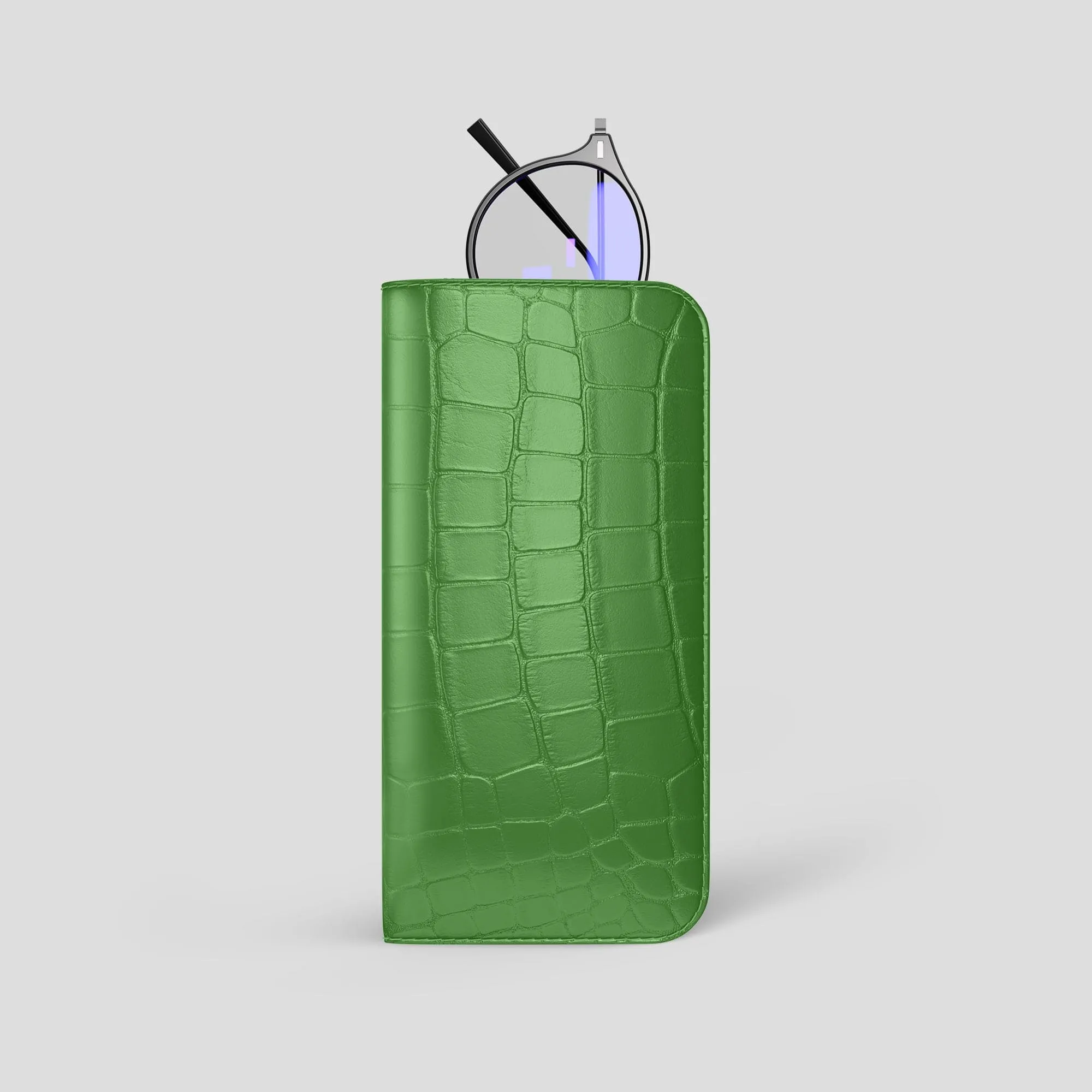 Glasses Case In Alligator