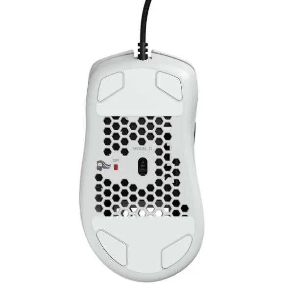 Glorious Model D- (Minus) Gaming Mouse, Glossy White (GLO-MS-DM-GW)