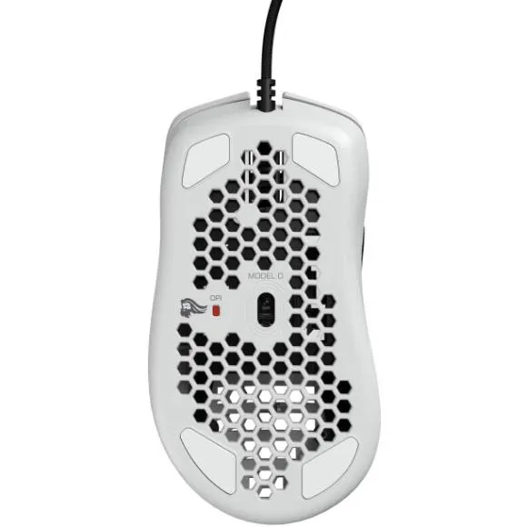 Glorious Model D- (Minus) Gaming Mouse, Glossy White (GLO-MS-DM-GW)