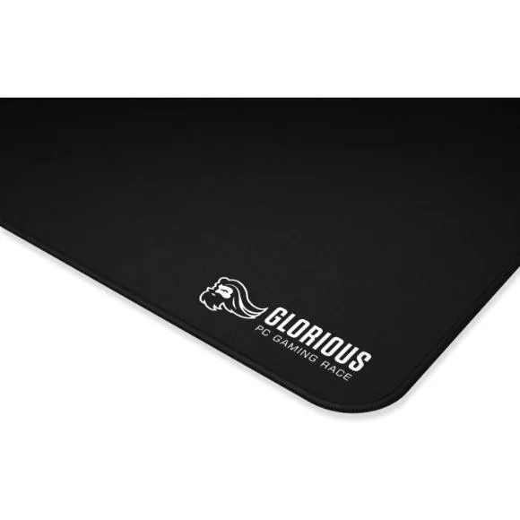 Glorious XL Heavy Gaming Mouse Mat/Pad - 5mm Thick, Stitched Edges, Black Cloth Mousepad | 16"x18" (G-HXL)