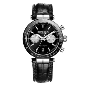 Herbelin Newport Héritage Bicomax Men's Black Watch 256ACN24