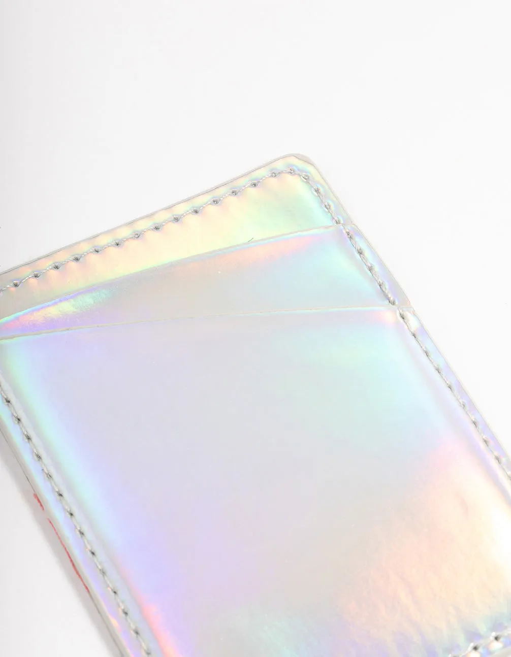 Holographic Metallic Phone Wallet