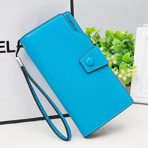 Hot Fashion Female wallets High-quality PU Leather Wallet Women Long Style Cowhide Purse Brand Capacity Clutch Card Holder Pouch