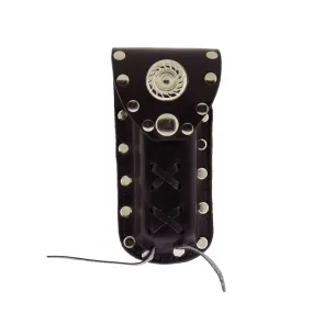 Hot Leathers CSF1001 Leather Knife Case with Rivets and Snap Closure