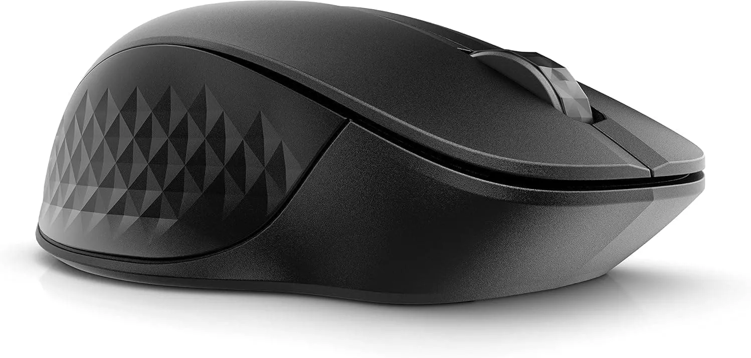 HP 430 wireless mouse | 2.4 GHz wireless connection & Bluetooth 5.2 | USB dongle | 4,000 dpi | 4 buttons | for up to 2 devices | black | incl. 1 x AA Battery