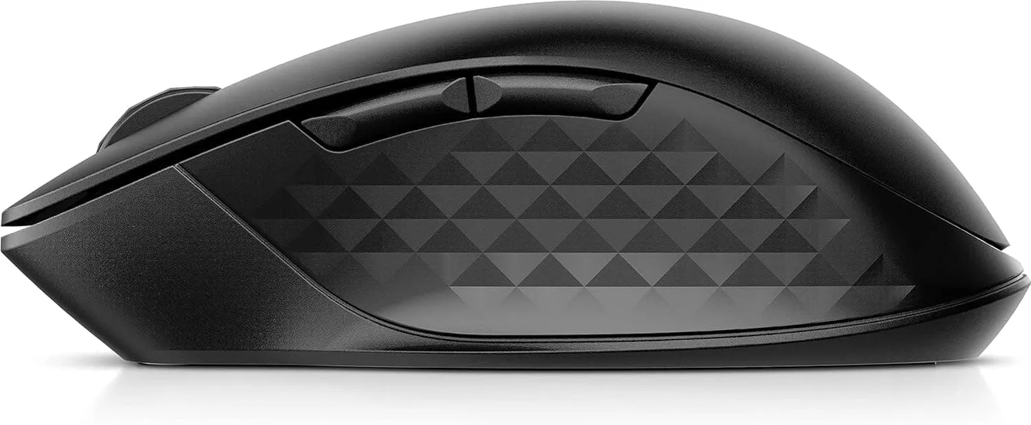 HP 430 wireless mouse | 2.4 GHz wireless connection & Bluetooth 5.2 | USB dongle | 4,000 dpi | 4 buttons | for up to 2 devices | black | incl. 1 x AA Battery