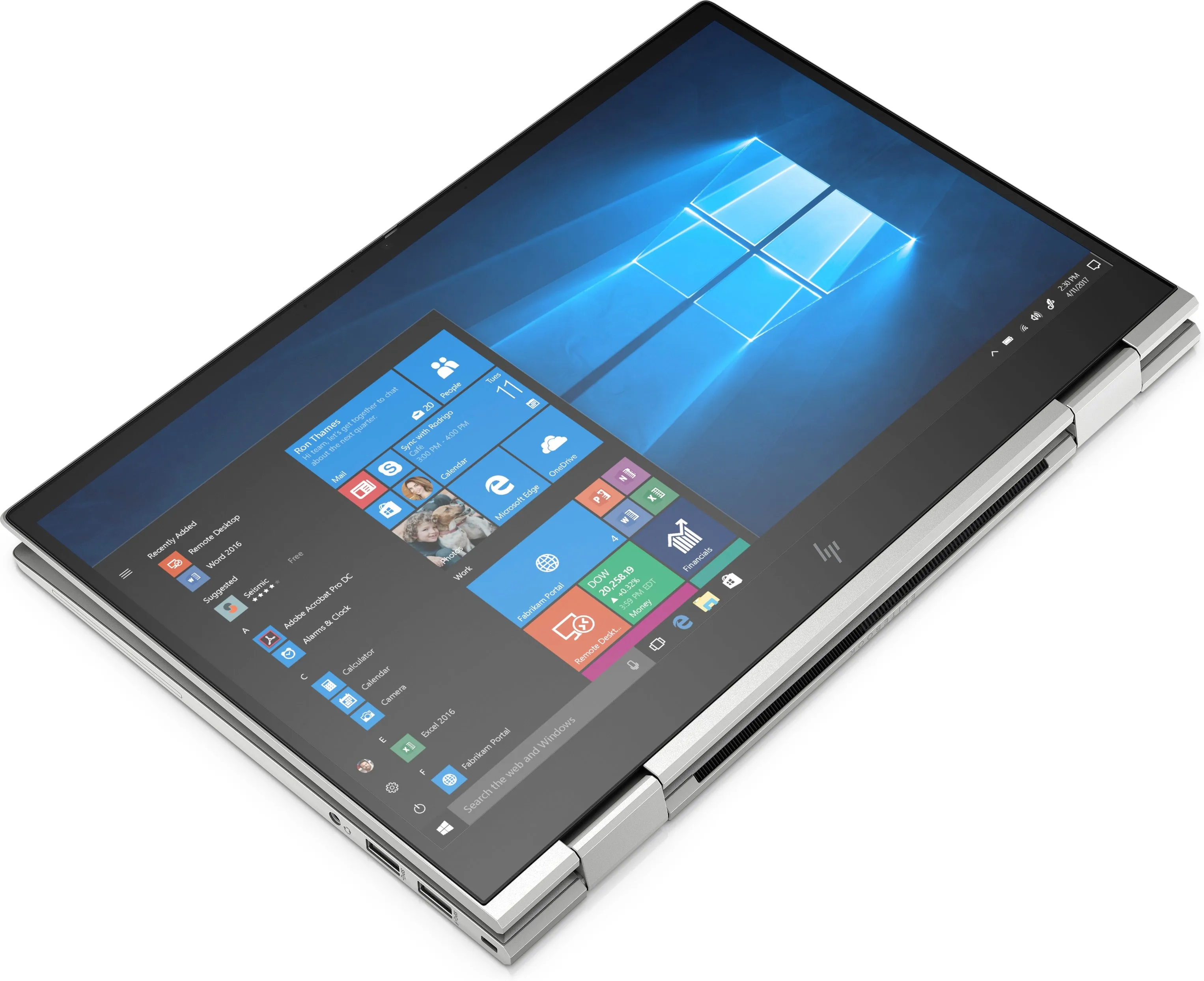 HP EliteBook X360 830 G7 13.3" FHD Convertible Notebook, Intel i5-10210U, 1.60GHz, 8GB RAM, 256GB SSD, Win10P - 1F6C0UT#ABA